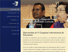 Tablet Screenshot of congreso.ime.edu.mx